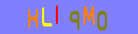 Blue Captcha Image