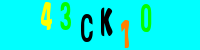 Blue Captcha Image