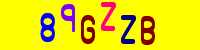 Blue Captcha Image