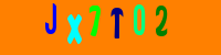 Blue Captcha Image