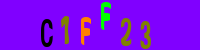 Blue Captcha Image