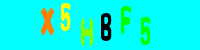 Blue Captcha Image