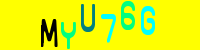 Blue Captcha Image