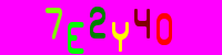 Blue Captcha Image