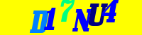 Blue Captcha Image