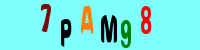 Blue Captcha Image