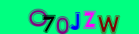 Blue Captcha Image