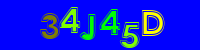 Blue Captcha Image