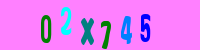 Blue Captcha Image