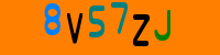 Blue Captcha Image
