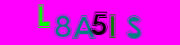 Blue Captcha Image