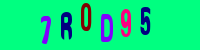 Blue Captcha Image