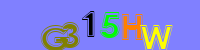 Blue Captcha Image