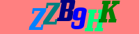 Blue Captcha Image