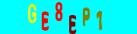 Blue Captcha Image