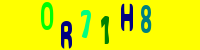 Blue Captcha Image