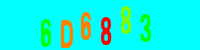 Blue Captcha Image