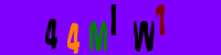 Blue Captcha Image