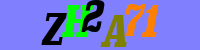 Blue Captcha Image