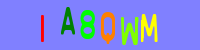 Blue Captcha Image