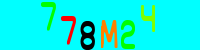 Blue Captcha Image