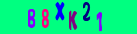 Blue Captcha Image