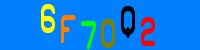 Blue Captcha Image