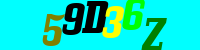 Blue Captcha Image
