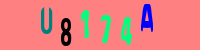 Blue Captcha Image