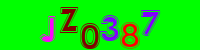 Blue Captcha Image