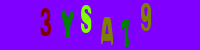 Blue Captcha Image