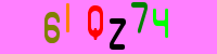 Blue Captcha Image