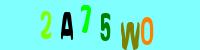 Blue Captcha Image