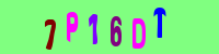Blue Captcha Image