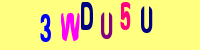 Blue Captcha Image