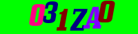 Blue Captcha Image
