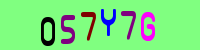 Blue Captcha Image