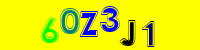 Blue Captcha Image