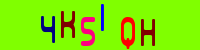 Blue Captcha Image