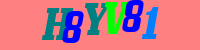 Blue Captcha Image