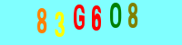 Blue Captcha Image