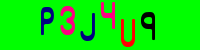 Blue Captcha Image