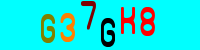 Blue Captcha Image