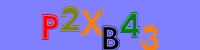 Blue Captcha Image