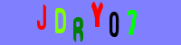 Blue Captcha Image