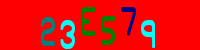 Blue Captcha Image