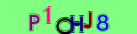 Blue Captcha Image