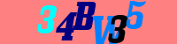 Blue Captcha Image
