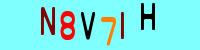 Blue Captcha Image