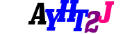 Blue Captcha Image